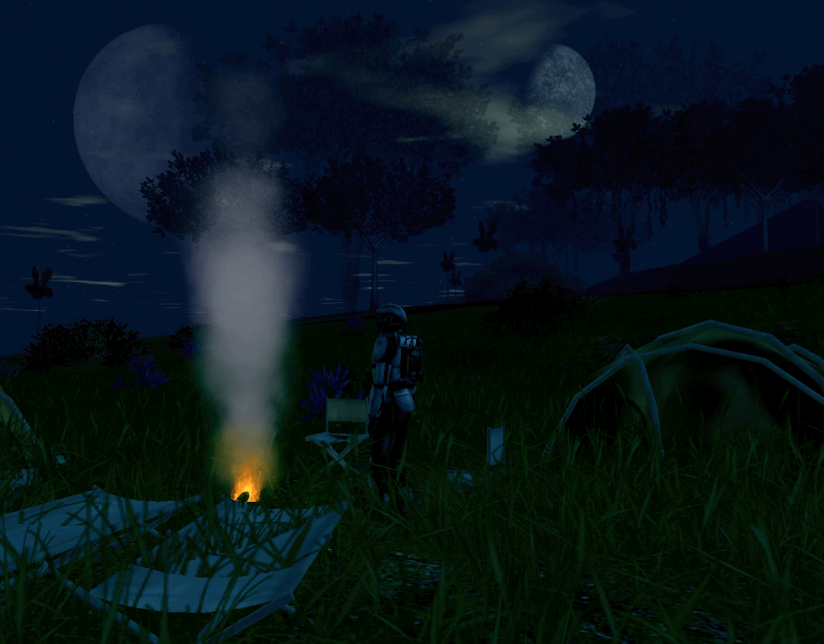 Star Wars Galaxies - A Beautiful night for camping